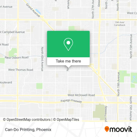 Can-Do Printing map
