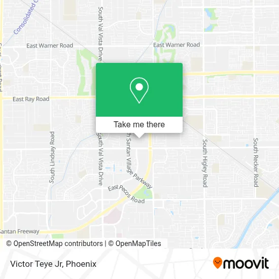 Victor Teye Jr map