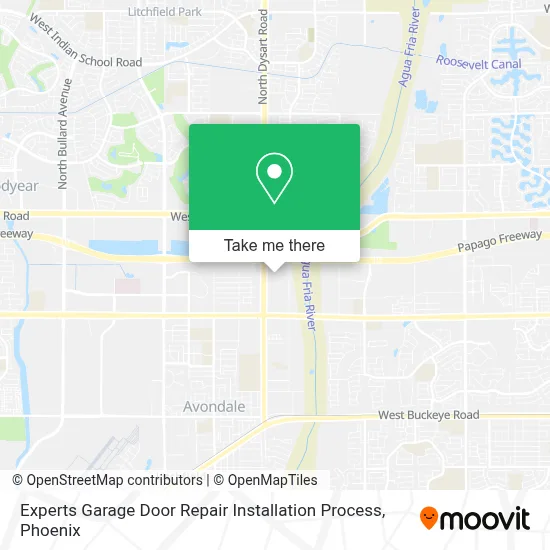 Experts Garage Door Repair Installation Process map