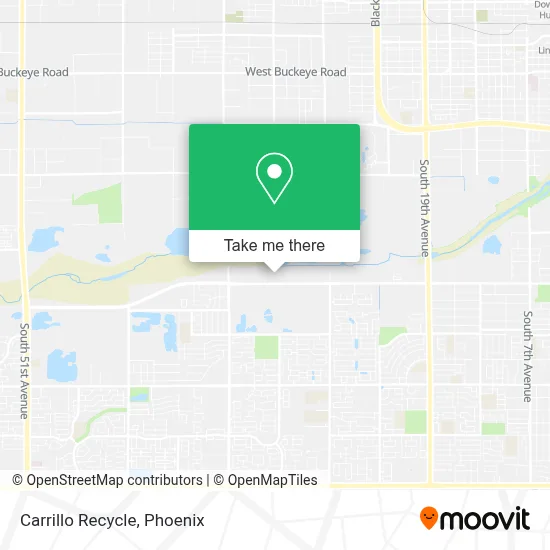 Carrillo Recycle map
