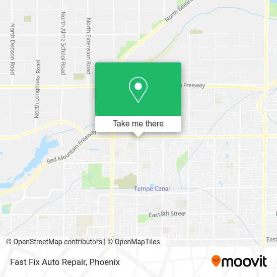 Fast Fix Auto Repair map