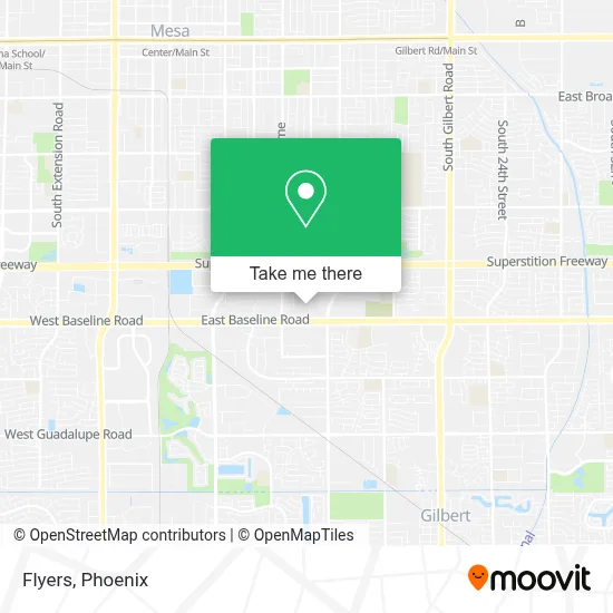 Flyers map