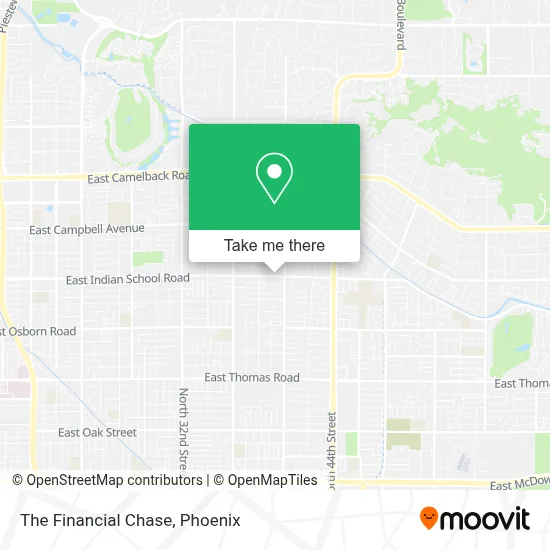 The Financial Chase map