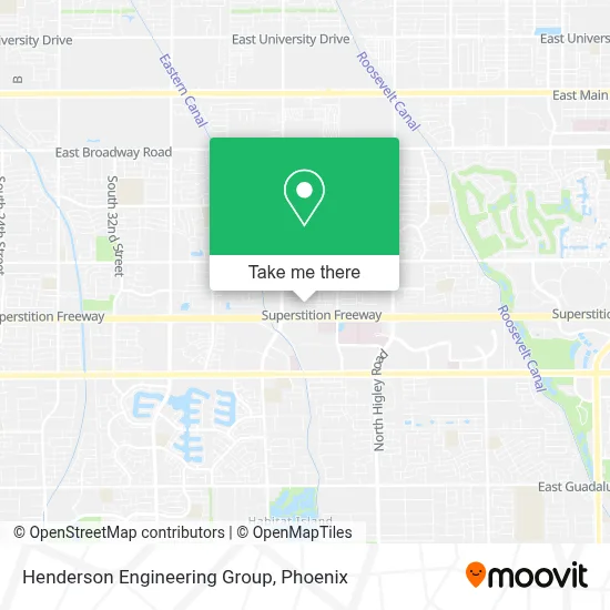 Henderson Engineering Group map