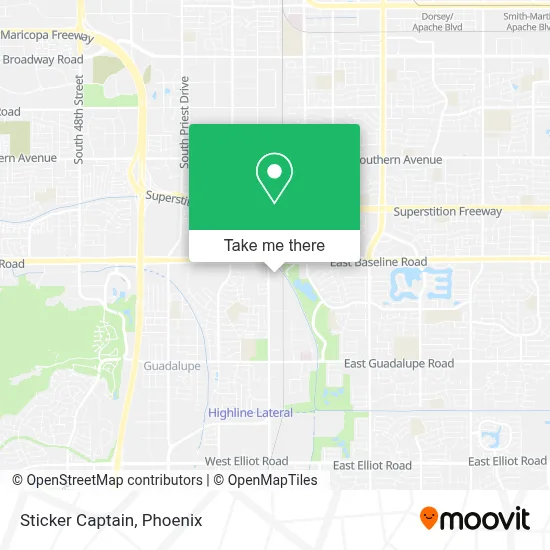 Sticker Captain map