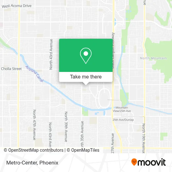 Metro-Center map