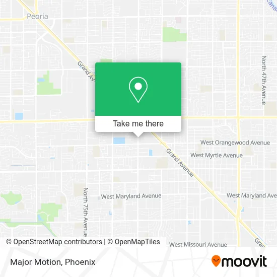 Major Motion map