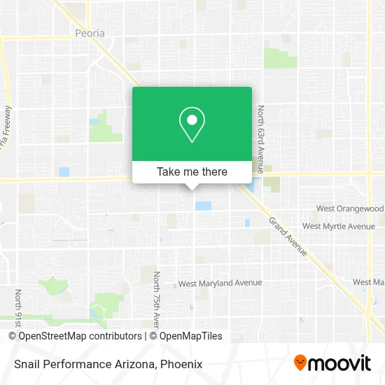 Snail Performance Arizona map