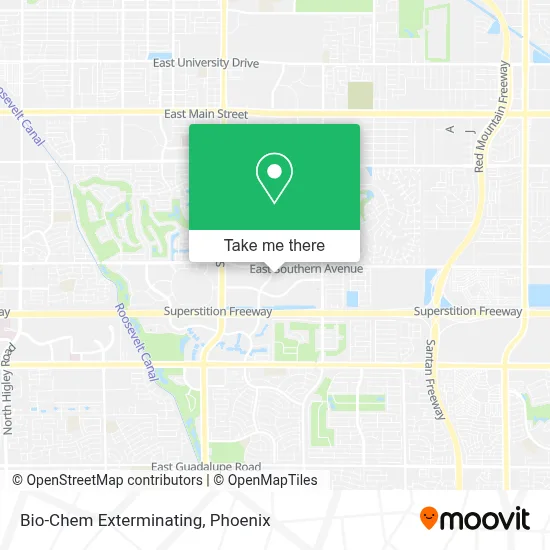 Bio-Chem Exterminating map