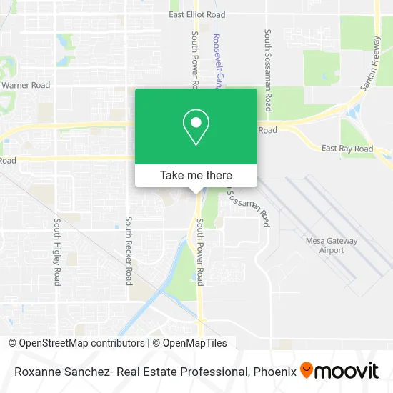 Roxanne Sanchez- Real Estate Professional map