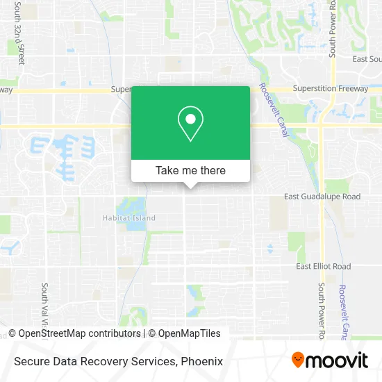 Secure Data Recovery Services map