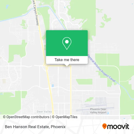 Ben Hanson Real Estate map