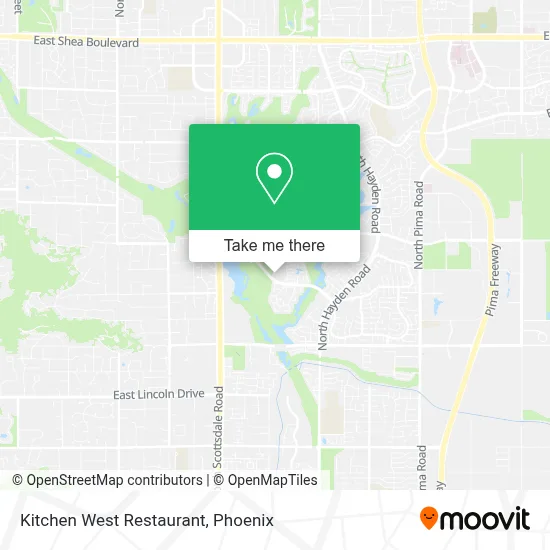 Kitchen West Restaurant map