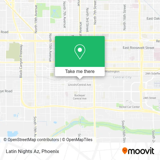 Latin Nights Az map