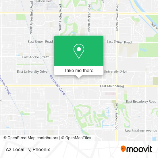 Az Local Tv map