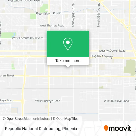 Republic National Distributing map