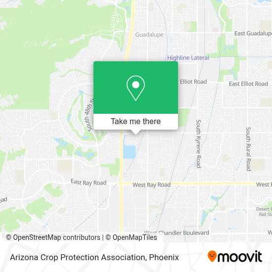 Arizona Crop Protection Association map