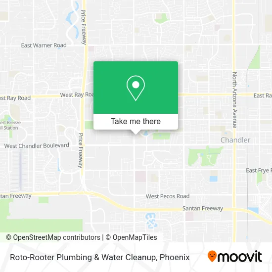 Roto-Rooter Plumbing & Water Cleanup map