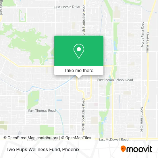 Two Pups Wellness Fund map