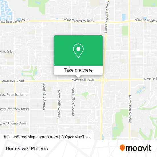 Homeqwik map