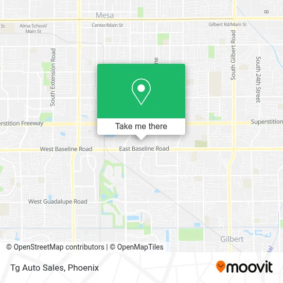 Tg Auto Sales map