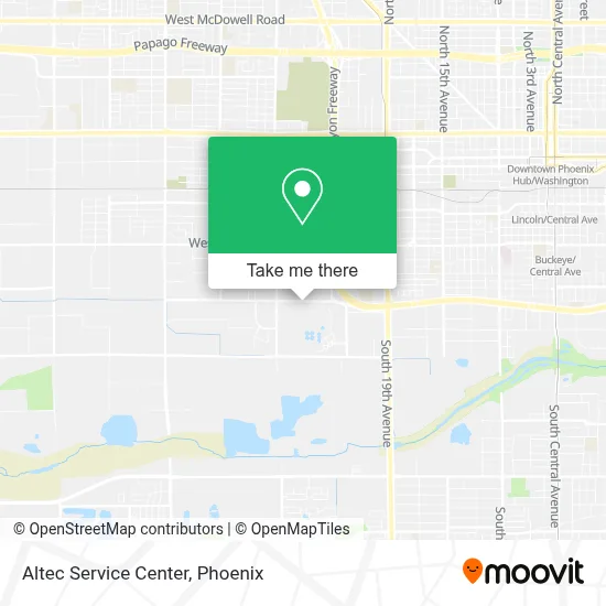 Altec Service Center map