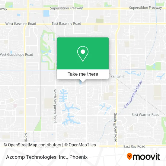 Azcomp Technologies, Inc. map