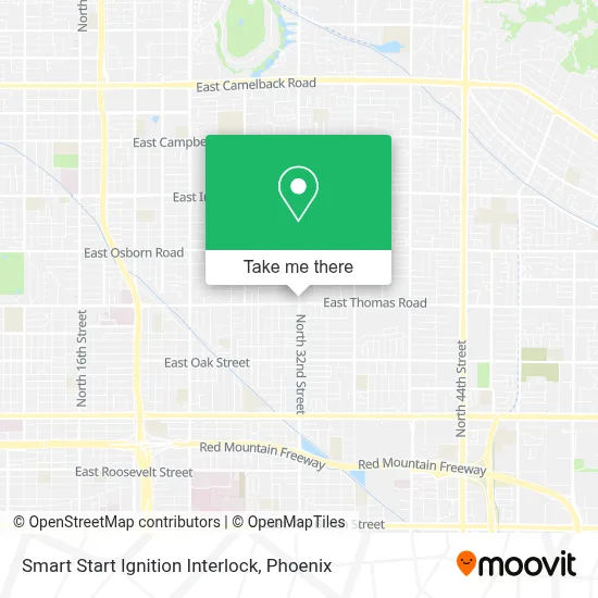 Smart Start Ignition Interlock map