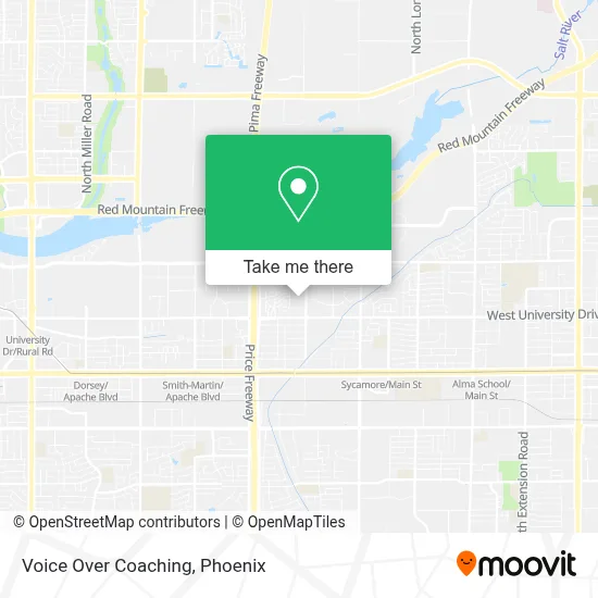 Voice Over Coaching map