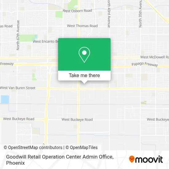 Goodwill Retail Operation Center Admin Office map