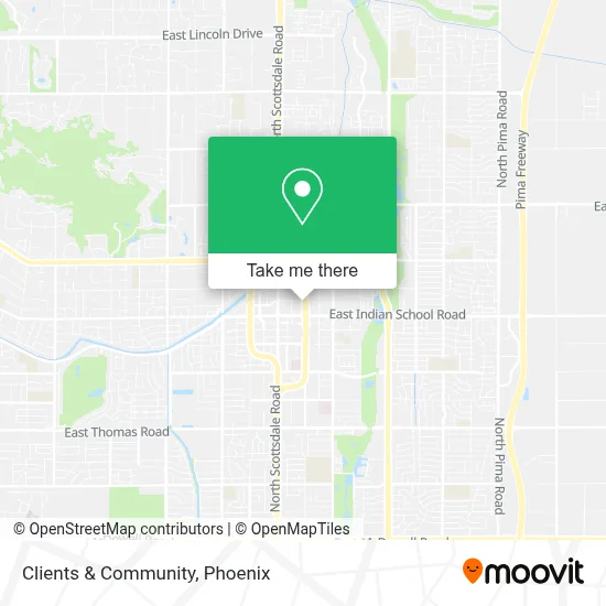 Clients & Community map
