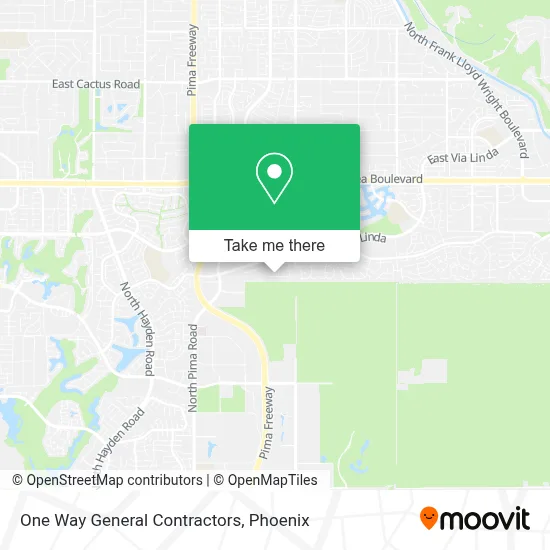 One Way General Contractors map