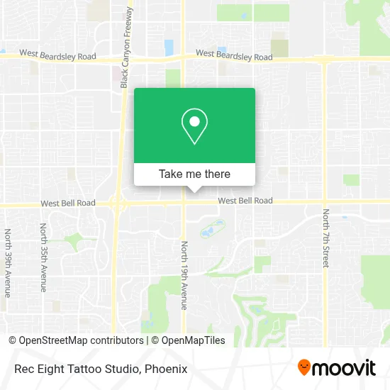 Rec Eight Tattoo Studio map