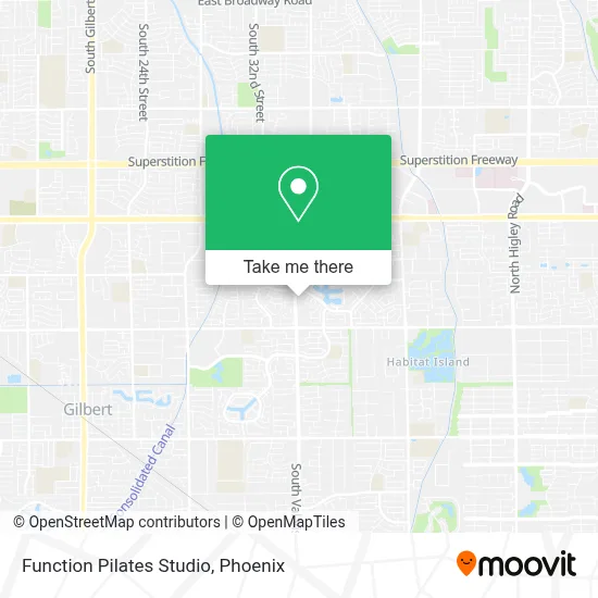 Function Pilates Studio map