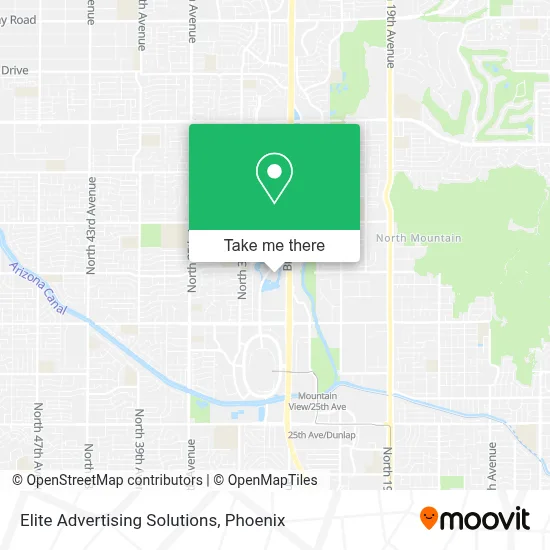 Elite Advertising Solutions map