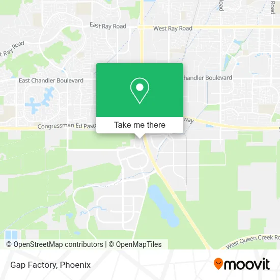 Gap Factory map