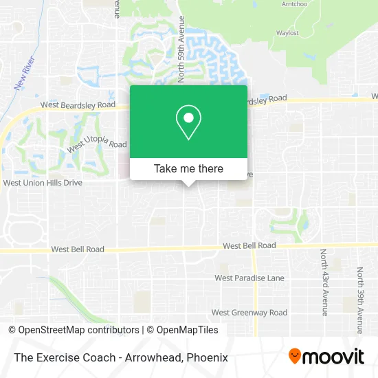 The Exercise Coach - Arrowhead map