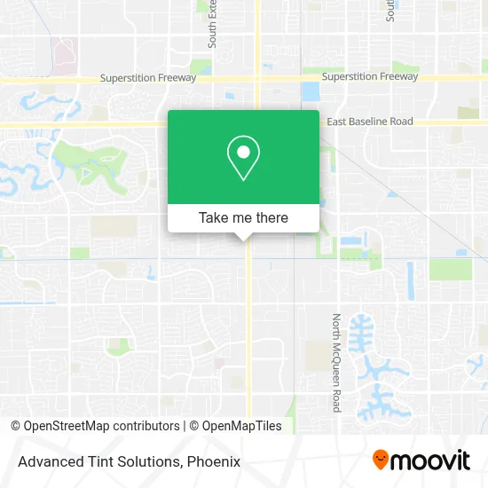 Advanced Tint Solutions map