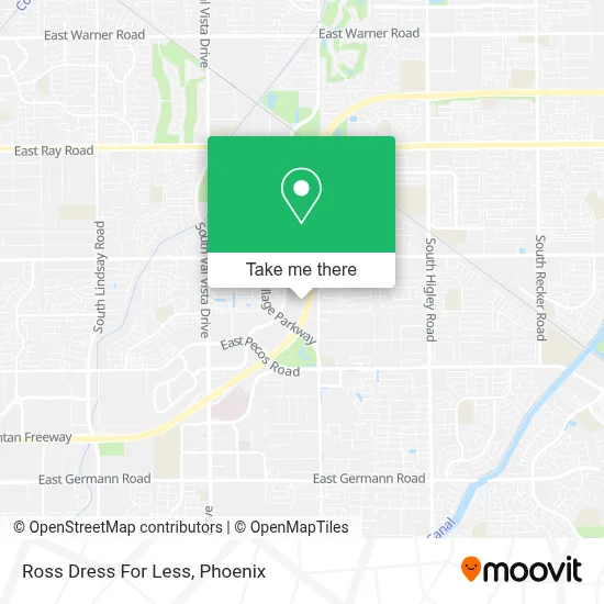 Ross Dress For Less map