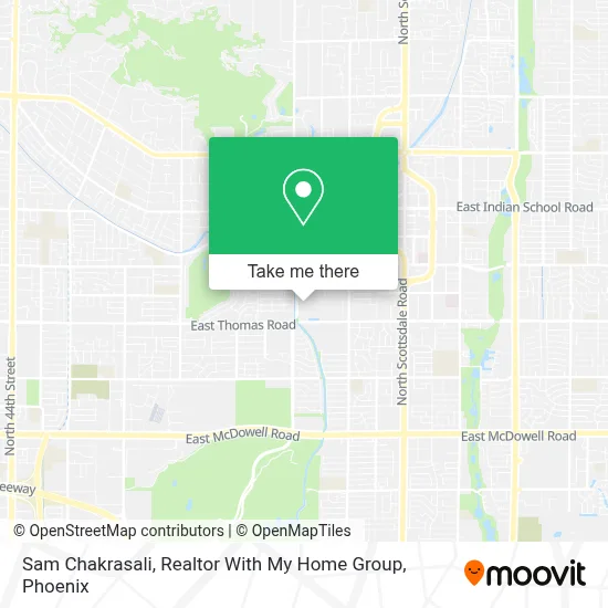 Sam Chakrasali, Realtor With My Home Group map