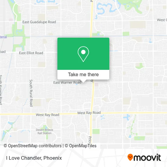 I Love Chandler map