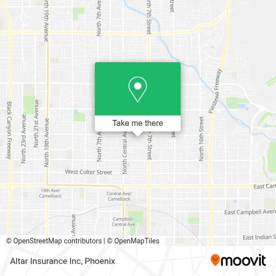 Altar Insurance Inc map
