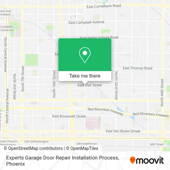 Experts Garage Door Repair Installation Process map