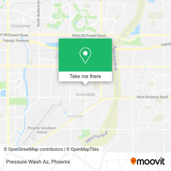 Pressure Wash Az map