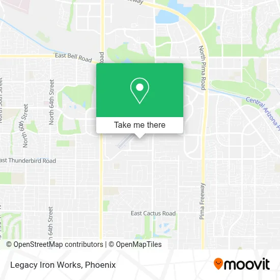 Legacy Iron Works map