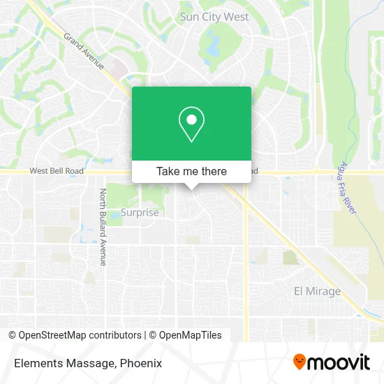 Elements Massage map