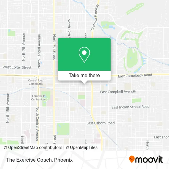 The Exercise Coach map