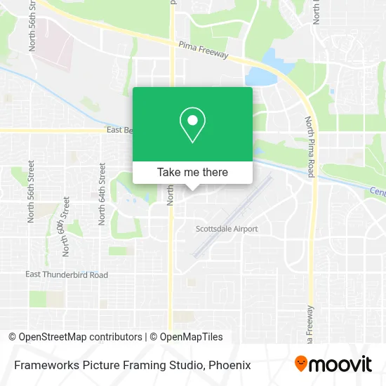 Frameworks Picture Framing Studio map