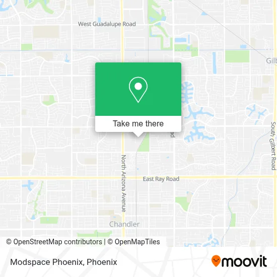 Modspace Phoenix map