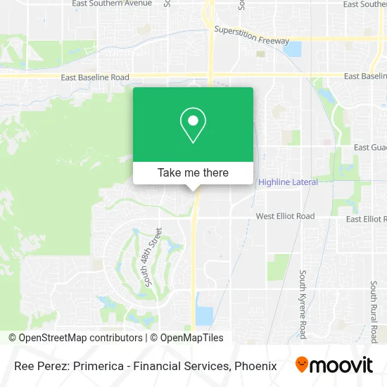 Ree Perez: Primerica - Financial Services map
